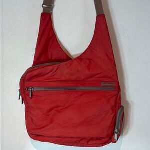 Hedgren urban crossbody bag in salmon